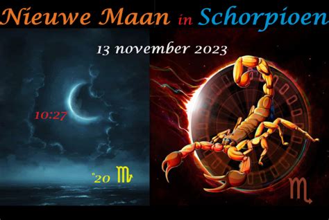 nieuwe maan in schorpioen 2023